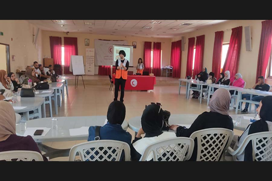 Ali Jallad Reflects on His Internship at the Palestinian Red Crescent IHL Section